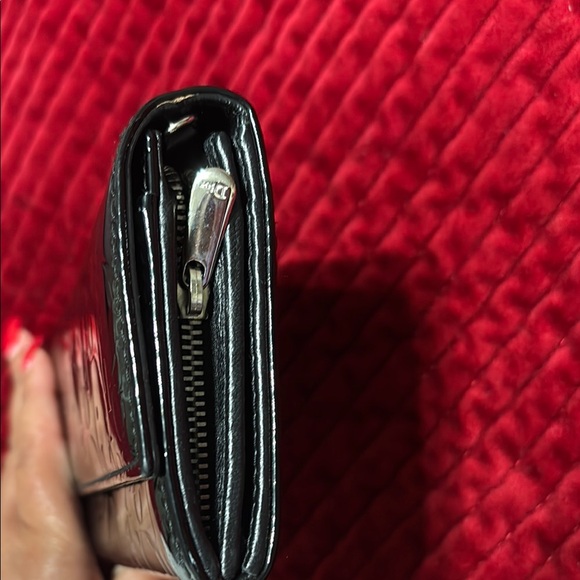 Dior Black Embossed Wallet - Picture 5 of 11